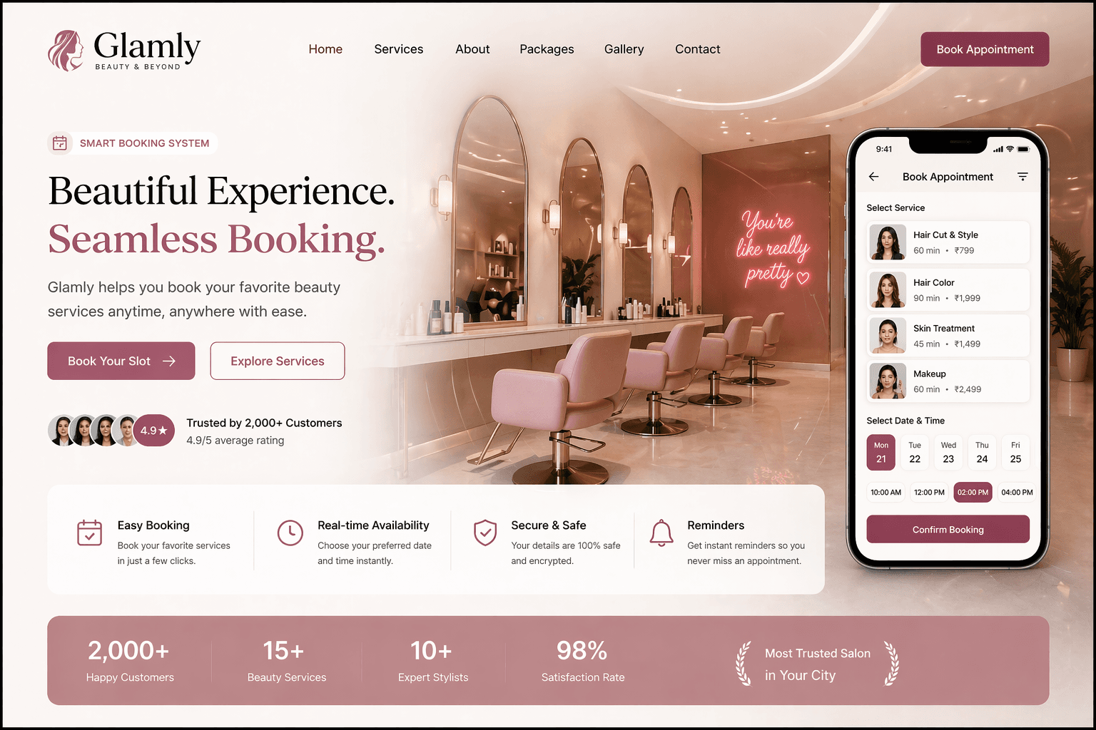 Salon Booking System